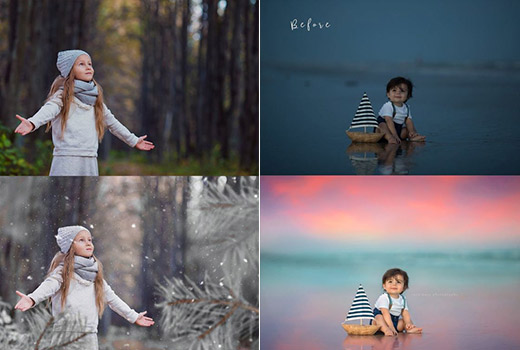 ایده عکاسی از کودکان و ویرایش آن